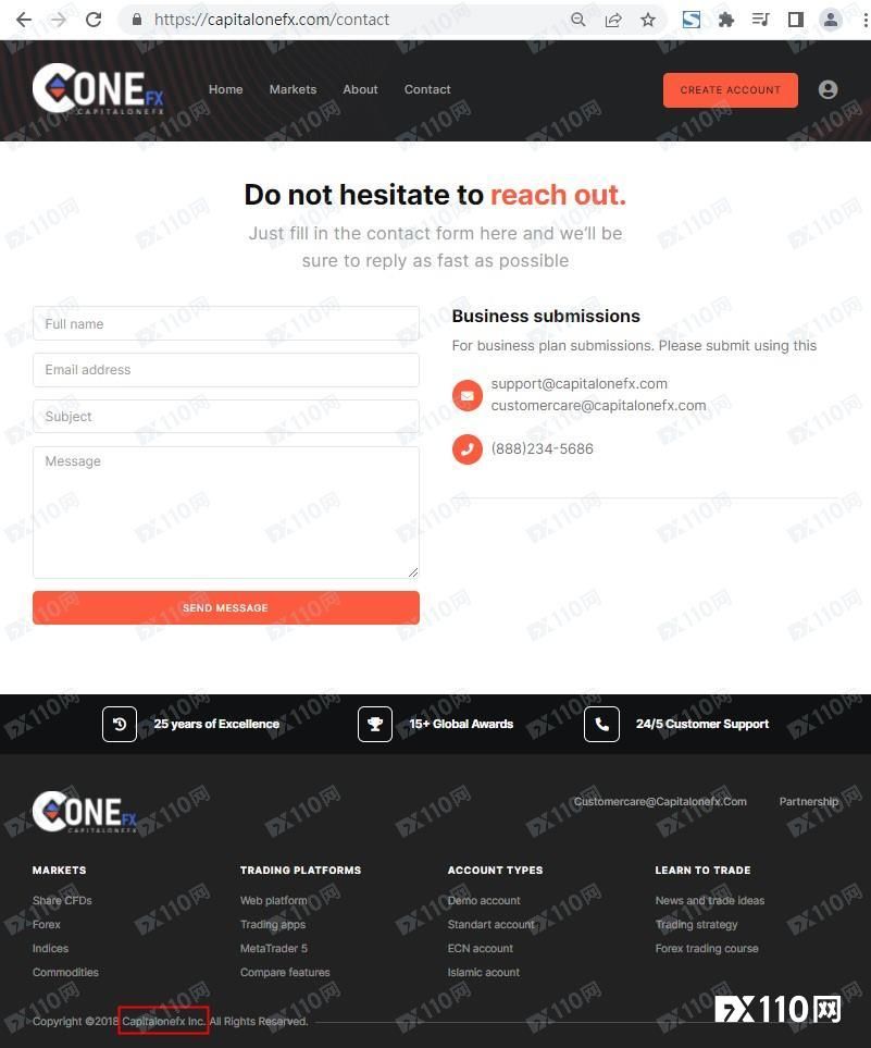 冒充多家监管！警惕CONE FX这家成立才1个月的黑平台