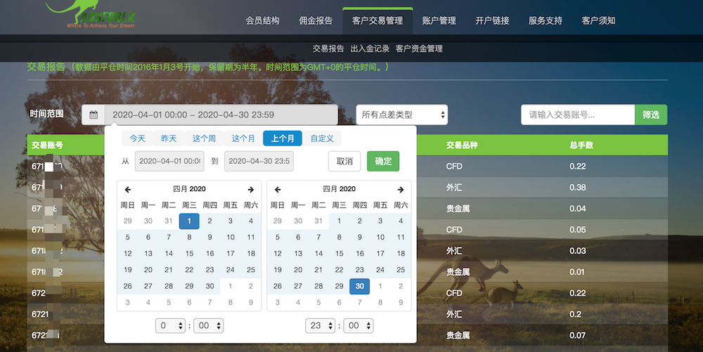 1590661433853191.png AUSForex澳汇代理佣金多少?及后台功能详解